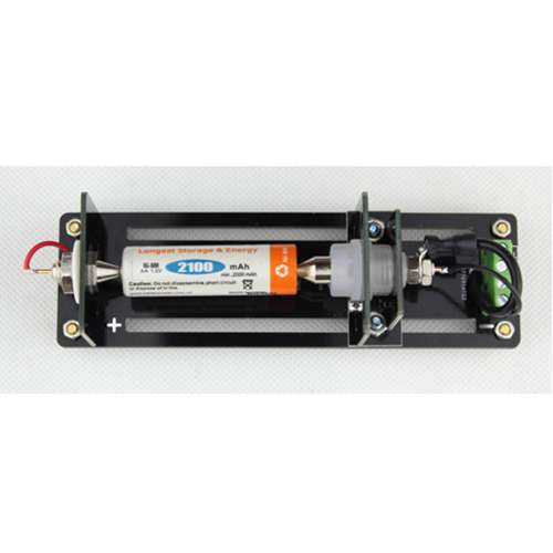 Rack test batterie 4 fils avec serre-batterie pour batteries lithium et alcalines